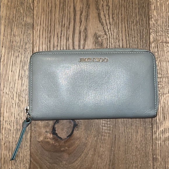 Sage Green Jimmy Choo Wallet Medium - Picture 1 of 3